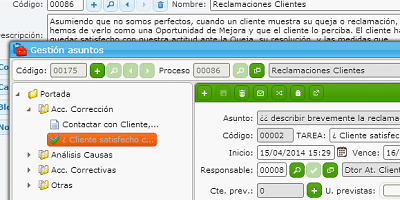 Example of a task with an approval rule in the eGAM BPM platform.