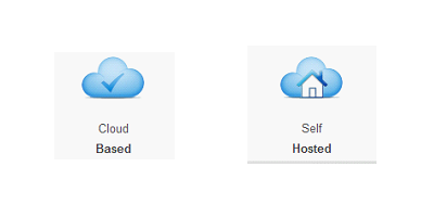 Hosting possibilities available for the eGAM platform (cloud based, selfhosted).