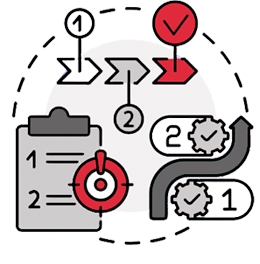 Icon representing activity management.