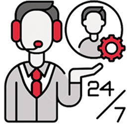 Icon representing the ticketing management.