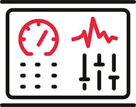 Icono representativo para las opciones disponibles de control de proceso.