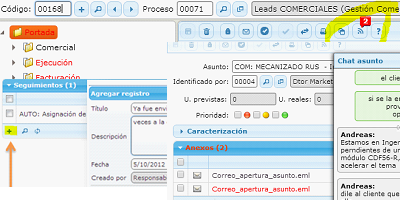 Representative image of the different forms of communication available within the eGAM BPM platform.