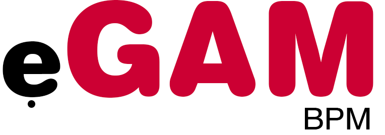 Logo corporativo marca eGAM BPM
