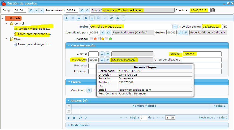 Digitalized process on the eGAM BPM platform for pest surveillance and control in compliance with the HACCP of food safety regulations (IFS, BRC, ISO 22000).